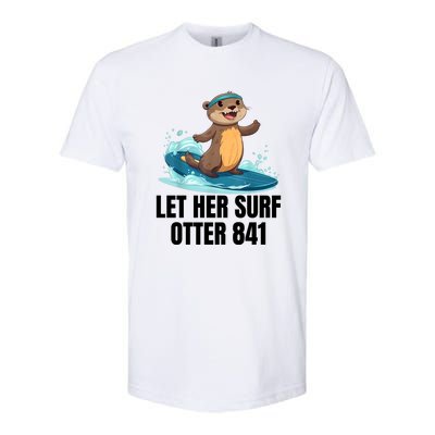 Let Her Surf Otter 841 Softstyle CVC T-Shirt