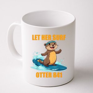 Let Her Surf Otter 841 Coffee Mug