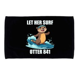 Let Her Surf Otter 841 Microfiber Hand Towel