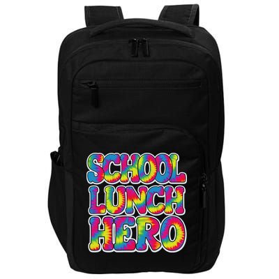 Lunch Hero Squad Food Worker School Lunch Hero Tie Dye Impact Tech Backpack