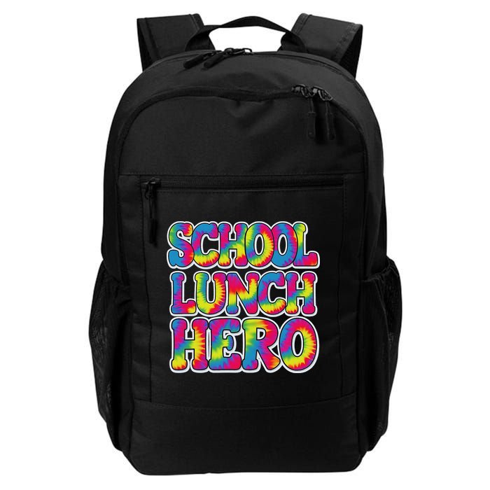 Lunch Hero Squad Food Worker School Lunch Hero Tie Dye Backpack