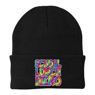 Lunch Hero Squad Food Worker School Lunch Hero Tie Dye Beanie