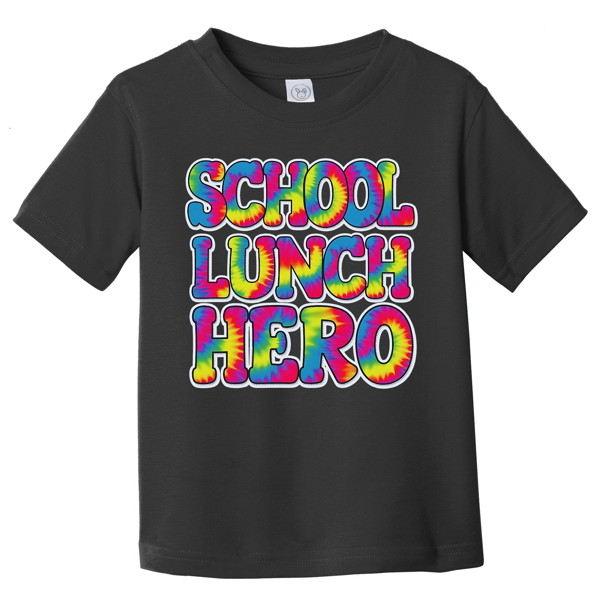 Lunch Hero Squad Food Worker School Lunch Hero Tie Dye Toddler T-Shirt
