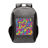Lunch Hero Squad Food Worker School Lunch Hero Tie Dye Vector Backpack