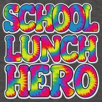 Lunch Hero Squad Food Worker School Lunch Hero Tie Dye Vector Backpack