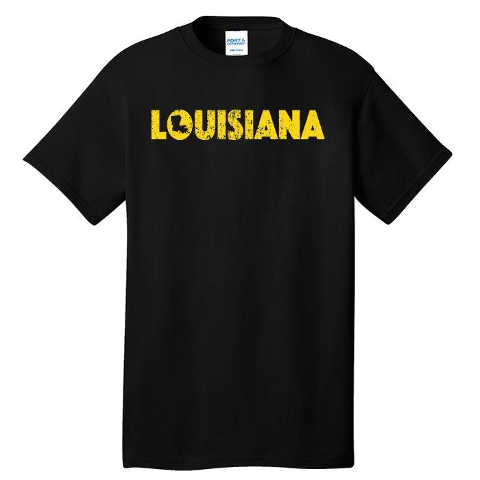 Louisiana Home State Love Lettering S500149 Tall T-Shirt