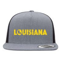 Louisiana Home State Love Lettering S500149 Flat Bill Trucker Hat