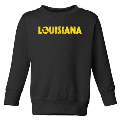 Louisiana Home State Love Lettering S500149 Toddler Sweatshirt