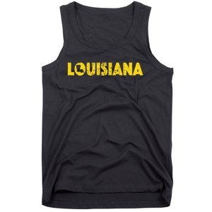 Louisiana Home State Love Lettering S500149 Tank Top