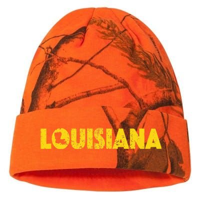 Louisiana Home State Love Lettering S500149 Kati Licensed 12" Camo Beanie