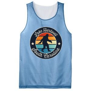 Lake Hartwell South Carolina Sasquatch Souvenir Mesh Reversible Basketball Jersey Tank