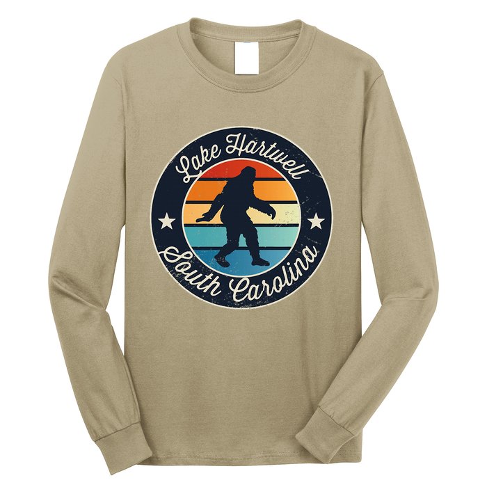 Lake Hartwell South Carolina Sasquatch Souvenir Long Sleeve Shirt