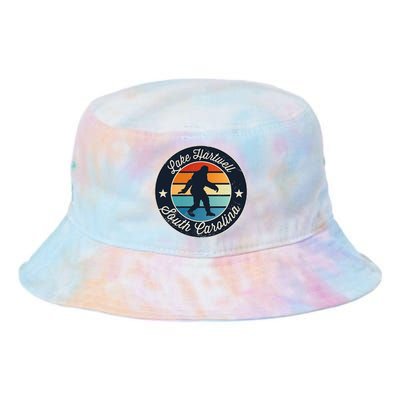 Lake Hartwell South Carolina Sasquatch Souvenir Tie Dye Newport Bucket Hat