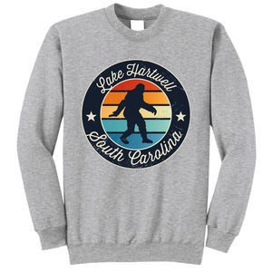 Lake Hartwell South Carolina Sasquatch Souvenir Sweatshirt