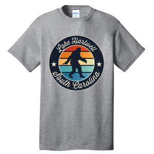 Lake Hartwell South Carolina Sasquatch Souvenir Tall T-Shirt