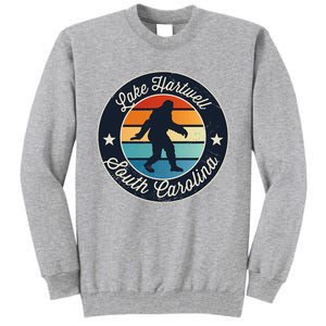 Lake Hartwell South Carolina Sasquatch Souvenir Tall Sweatshirt