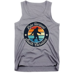 Lake Hartwell South Carolina Sasquatch Souvenir Tank Top