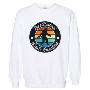 Lake Hartwell South Carolina Sasquatch Souvenir Garment-Dyed Sweatshirt