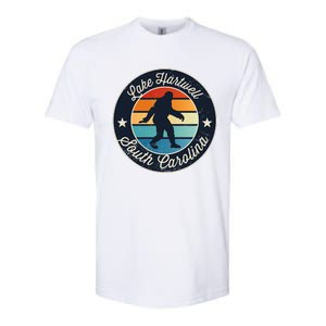 Lake Hartwell South Carolina Sasquatch Souvenir Softstyle CVC T-Shirt