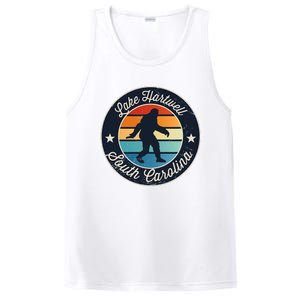 Lake Hartwell South Carolina Sasquatch Souvenir PosiCharge Competitor Tank