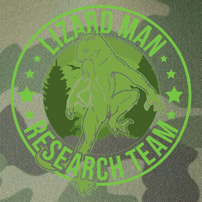 Lizardman Hide & Seek Research Team Champion Cryptid Legacy Tie Dye Trucker Hat