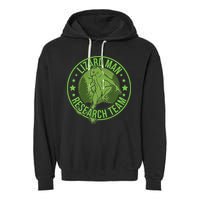 Lizardman Hide & Seek Research Team Champion Cryptid Garment-Dyed Fleece Hoodie