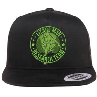 Lizardman Hide & Seek Research Team Champion Cryptid Flat Bill Trucker Hat