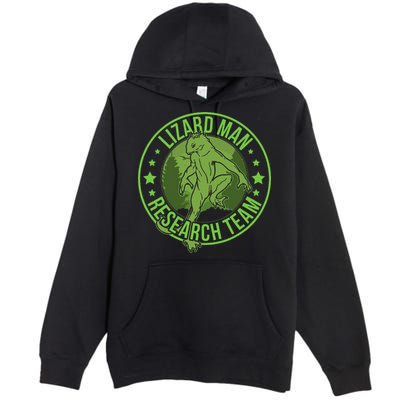 Lizardman Hide & Seek Research Team Champion Cryptid Premium Pullover Hoodie