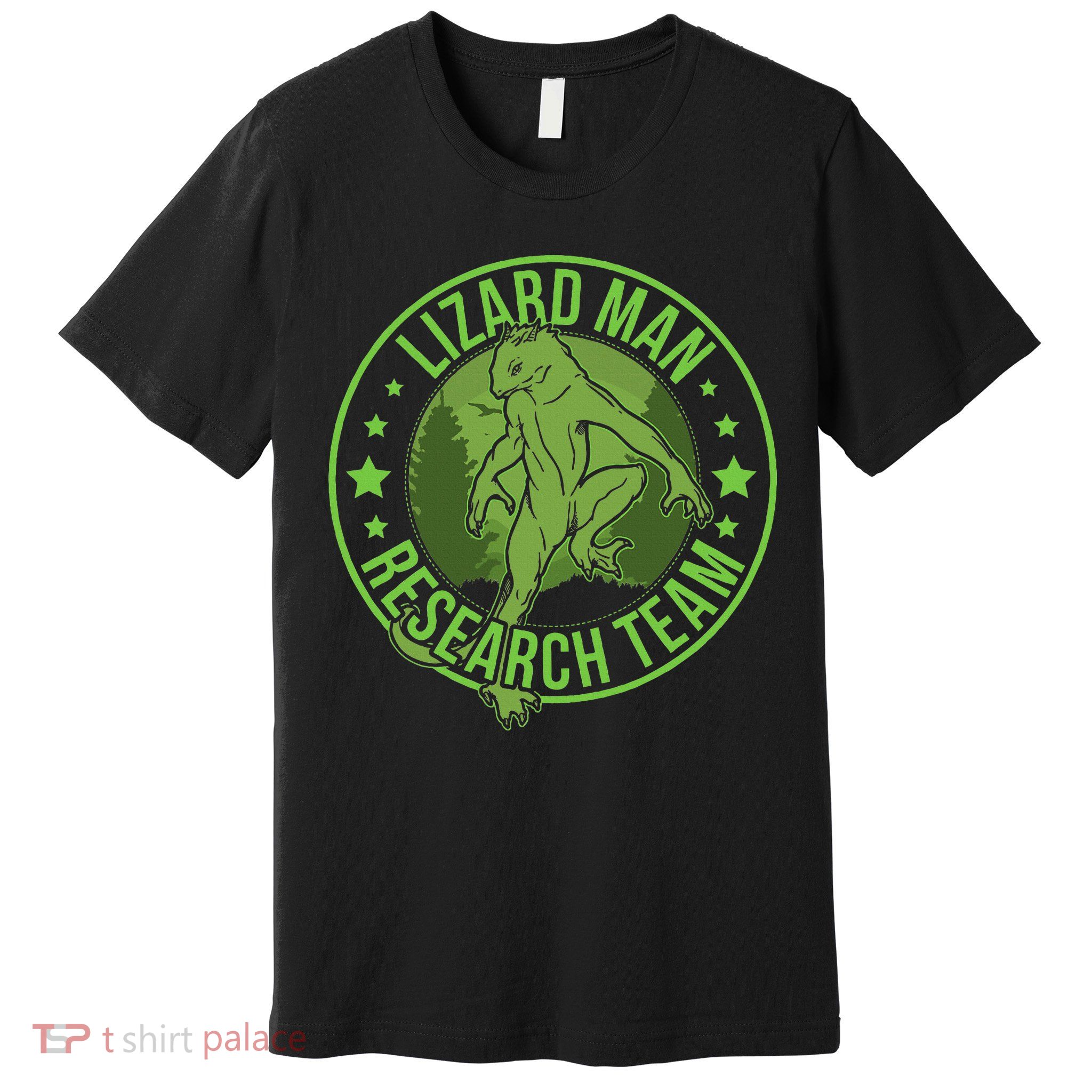 Lizardman Hide & Seek Research Team Champion Cryptid Premium T-Shirt