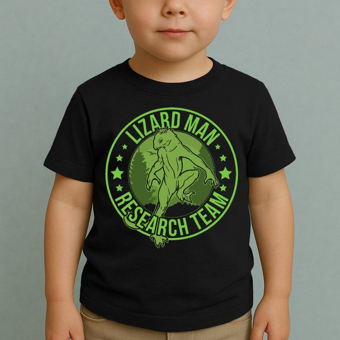 Lizardman Hide & Seek Research Team Champion Cryptid Toddler T-Shirt