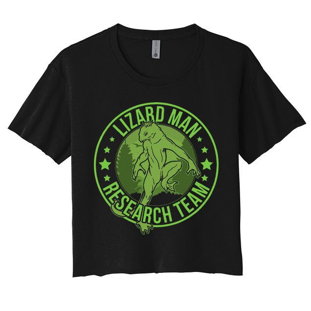 Lizardman Hide & Seek Research Team Champion Cryptid Crop Top
