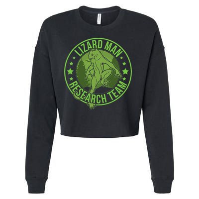 Lizardman Hide & Seek Research Team Champion Cryptid Cropped Pullover Crew