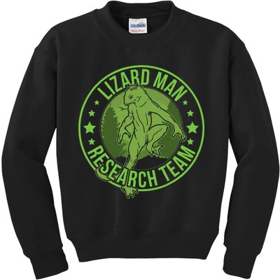 Lizardman Hide & Seek Research Team Champion Cryptid Kids Sweatshirt