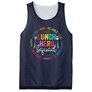 Lunch Hero Squad Funny Lunch Lady School Cafeteria Worker Mesh Reversible Basketball Jersey Tank