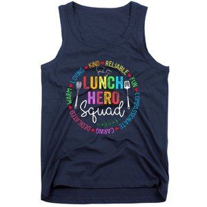 Lunch Hero Squad Funny Lunch Lady School Cafeteria Worker Tank Top