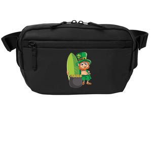 Leprechaun Hawaiian Surfing St Patricks Day Hawaii Aloha Great Gift Crossbody Pack