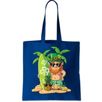 Leprechaun Hawaiian Surfing St Patricks Day Hawaii Gift Tote Bag