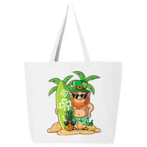 Leprechaun Hawaiian Surfing St Patricks Day Hawaii Gift 25L Jumbo Tote