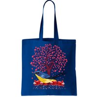 Love Heart Tree Eastern Bluebird Valentine's Day Gift Tote Bag