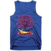 Love Heart Tree Eastern Bluebird Valentine's Day Gift Tank Top