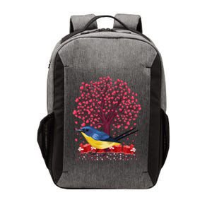 Love Heart Tree Eastern Bluebird Valentine's Day Gift Vector Backpack