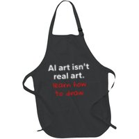Learn How To Draw Art Teacher School Ai Artwork Is Bad Full-Length Apron With Pockets