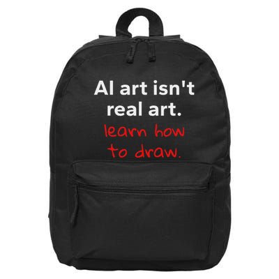 Learn How To Draw Art Teacher School Ai Artwork Is Bad 16 in Basic Backpack