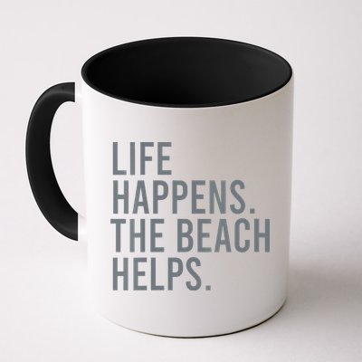 Life Happens The Beach Helps Mug