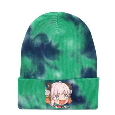 Liu Huo tof cute laugh Tie Dye 12in Knit Beanie