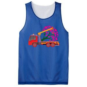 Love Heart Tree On Crane Truck Gift Mesh Reversible Basketball Jersey Tank