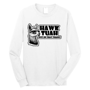 Llama Hawk Tuah 24 Spit On That Thang Long Sleeve Shirt