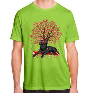 Love Heart Tree Labrador Retriever Dog Valentine's Day Meaningful Gift Adult ChromaSoft Performance T-Shirt