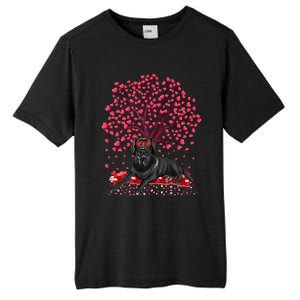 Love Heart Tree Labrador Retriever Dog Valentine's Day Meaningful Gift Tall Fusion ChromaSoft Performance T-Shirt