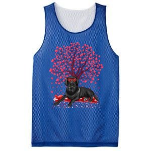 Love Heart Tree Labrador Retriever Dog Valentine's Day Meaningful Gift Mesh Reversible Basketball Jersey Tank